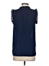 14th & Union 100% Polyester Blue Sleeveless Blouse Size XS - photo 2