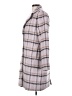 CAbi 100% Polyester Plaid Gray Coat Size XS - photo 5