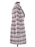 CAbi 100% Polyester Plaid Gray Coat Size XS - photo 4