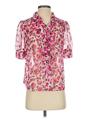Kate Spade New York Short Sleeve Silk Top (view 1)