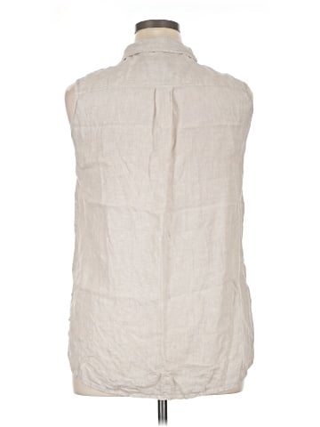 Sigrid Olsen Sleeveless Button-Down Shirt (view 2)