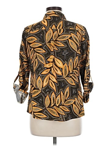 Karen Millen 3/4 Sleeve Button-Down Shirt (view 2)