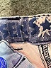Claesens Paisley Blue Denim Shorts Size 2 - photo 3