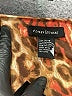 Ashley Stewart 100% Polyester Animal Print Orange 3/4 Sleeve Blouse Size 14 Plus - photo 7