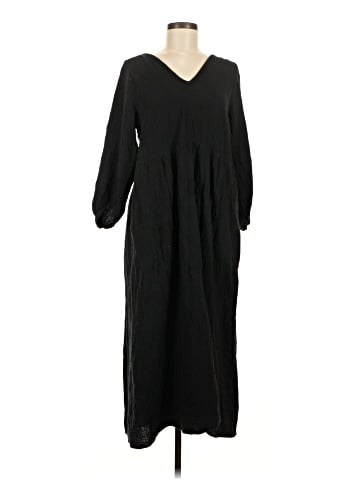 Madewell Lightspun V-Neck Midi Dress (view 1)