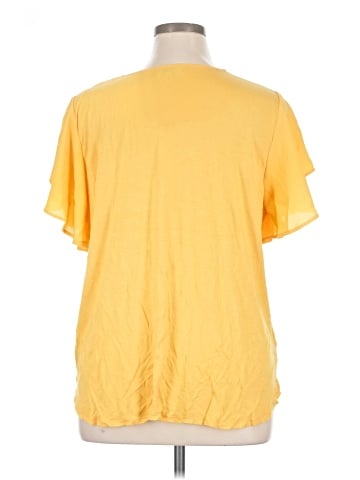 Ann Taylor LOFT Outlet Short Sleeve Blouse (view 2)