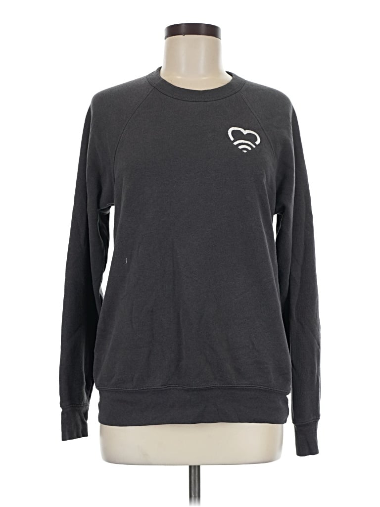 Pre-owned Bella+canvas Sweatshirt In Gray