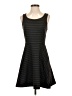 Express Stripes Black Casual Dress Size S - photo 1