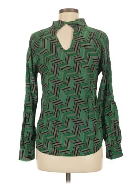 Trina Turk Long Sleeve Silk Top (view 2)