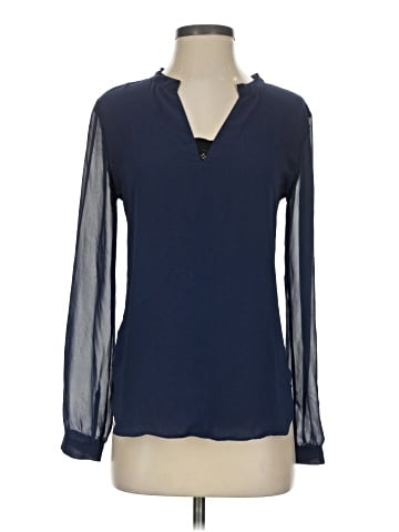 Ann Taylor Long Sleeve Blouse (view 1)