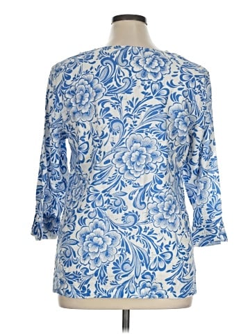 JM Collection 3/4 Sleeve Blouse (view 2)