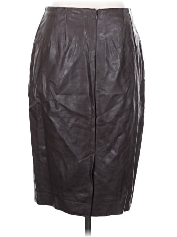 Ann Taylor Faux Leather Skirt (view 2)
