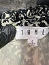 THML 100% Polyester Animal Print Black Long Sleeve Blouse Size L - photo 7
