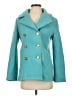 J.Crew Teal Wool Coat Size 4 - photo 1