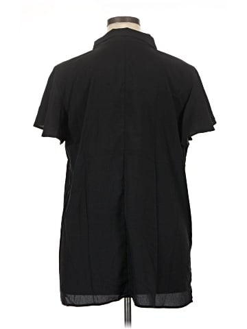 ELOQUII Short Sleeve Blouse (view 2)