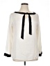 ELOQUII 100% Polyester Ivory Long Sleeve Blouse Size 14 Plus - photo 1