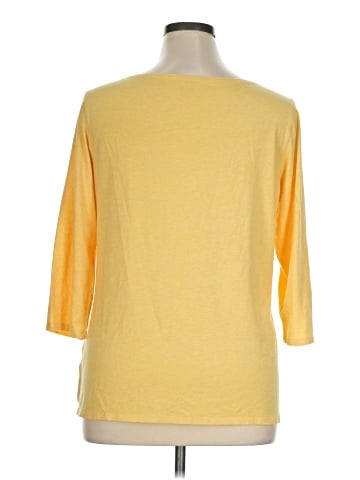 Garnet Hill 3/4 Sleeve T-Shirt (view 2)