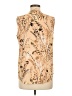 Calvin Klein Tan Sleeveless Blouse Size M - photo 2