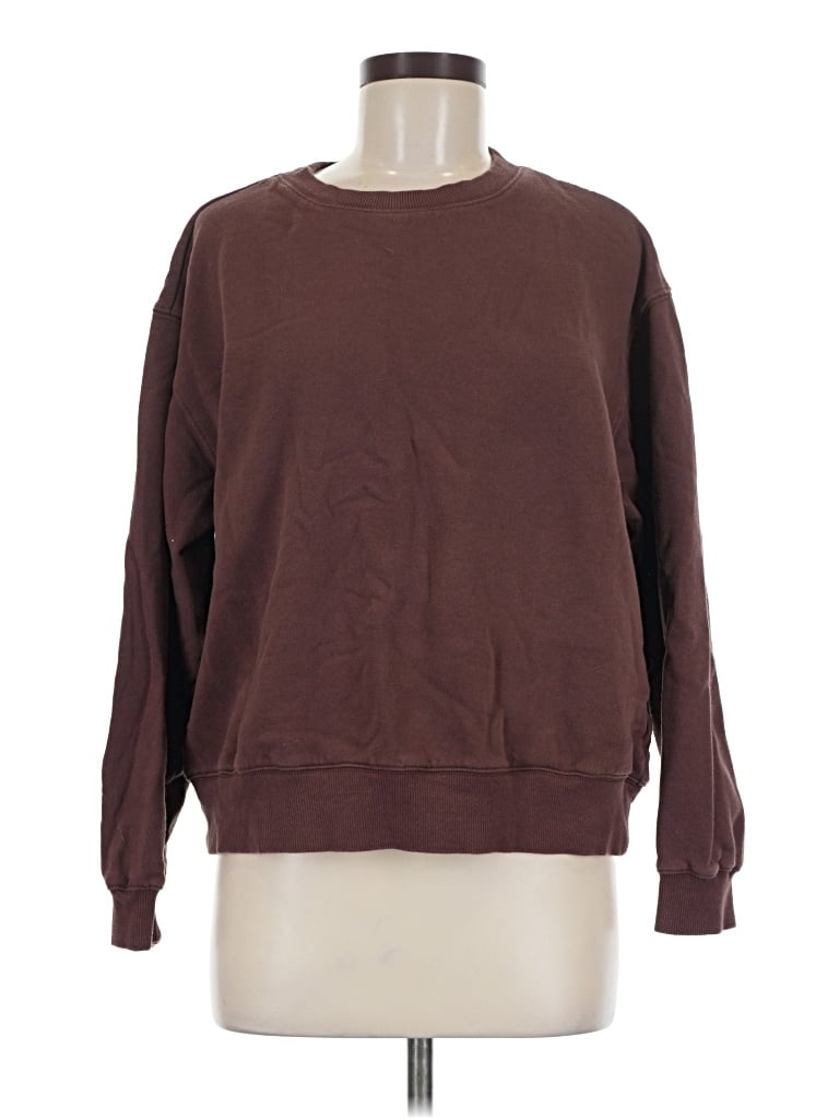 Pre-owned Z Supply Sweatshirt In Brown