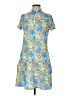 Tail Print Blue Casual Dress Size M - photo 1