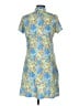 Tail Print Blue Casual Dress Size M - photo 2