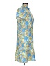 Tail Print Blue Casual Dress Size M - photo 4