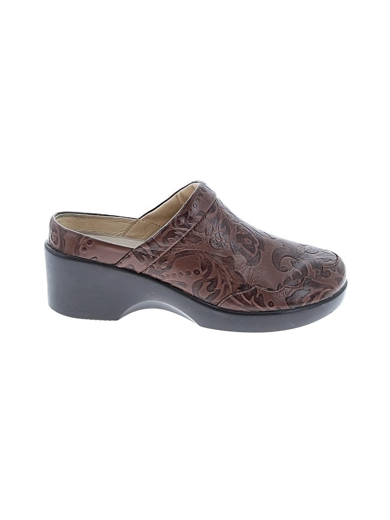 Pre-owned Alegria Mule/clog In Brown