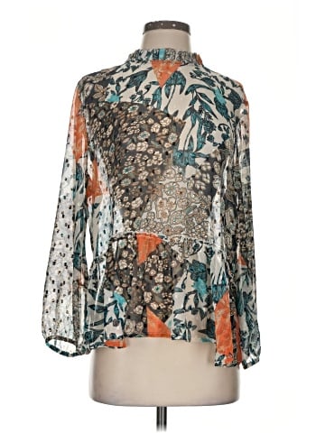 World Market 3/4 Sleeve Blouse (view 1)
