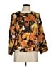 Pendleton Orange 3/4 Sleeve Blouse Size M - photo 1