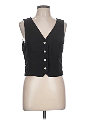 Madewell Katrina Crop Vest Top in Softdrape (view 1)