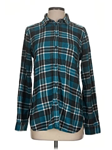 American Eagle Outfitters Long Sleeve Button-Down Shirt (view 1)