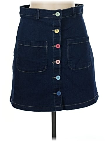Bright & Beautiful Company Denim Skirt (view 1)