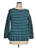 Talbots Outlet Teal Long Sleeve Top Size 1X - photo 1