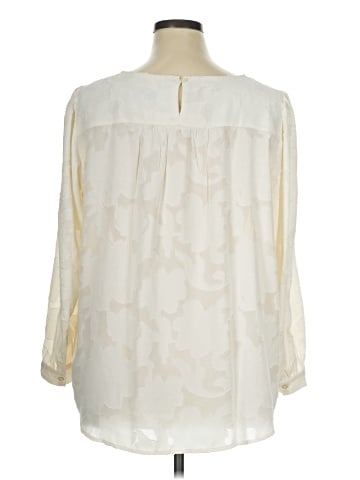 Ann Taylor LOFT 3/4 Sleeve Blouse (view 2)