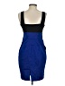 Express Design Studio Color Block Blue Cocktail Dress Size 4 - photo 2