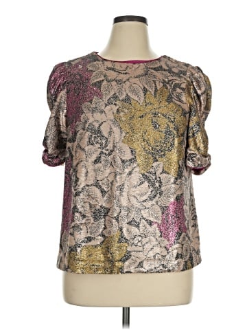 By Anthropologie Short Sleeve Blouse (view 1)