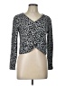 She + Sky Animal Print Gray Cardigan Size L - photo 1
