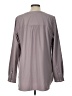 Duluth Trading Co. 100% Polyester Gray Long Sleeve Blouse Size L - photo 2