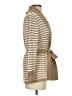 Ruby Rd. Stripes Color Block White Tan Cardigan Size S - photo 4