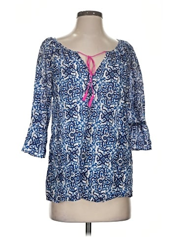 Milly 3/4 Sleeve Blouse (view 1)