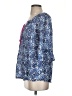 Milly Blue 3/4 Sleeve Blouse Size S - photo 5