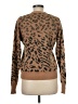 Heartloom Animal Print Brown Pullover Sweater Size M - photo 2
