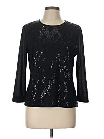 AK Anne Klein 3/4 Sleeve Top (view 1)
