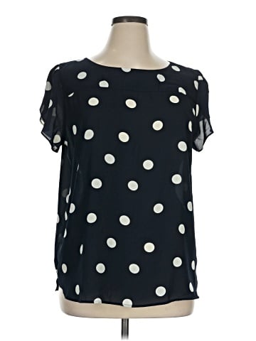Ann Taylor LOFT Short Sleeve Blouse (view 1)