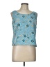 Sag Harbor 100% Polyester Blue Tank Top Size 10 - photo 1