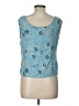 Sag Harbor 100% Polyester Blue Tank Top Size 10 - photo 2