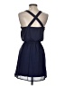 Eyeshadow 100% Polyester Solid Blue Cocktail Dress Size XS - photo 2