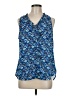 CAbi 100% Polyester Blue Sleeveless Blouse Size M - photo 1