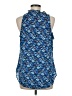 CAbi 100% Polyester Blue Sleeveless Blouse Size M - photo 2