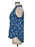 CAbi 100% Polyester Blue Sleeveless Blouse Size M - photo 5